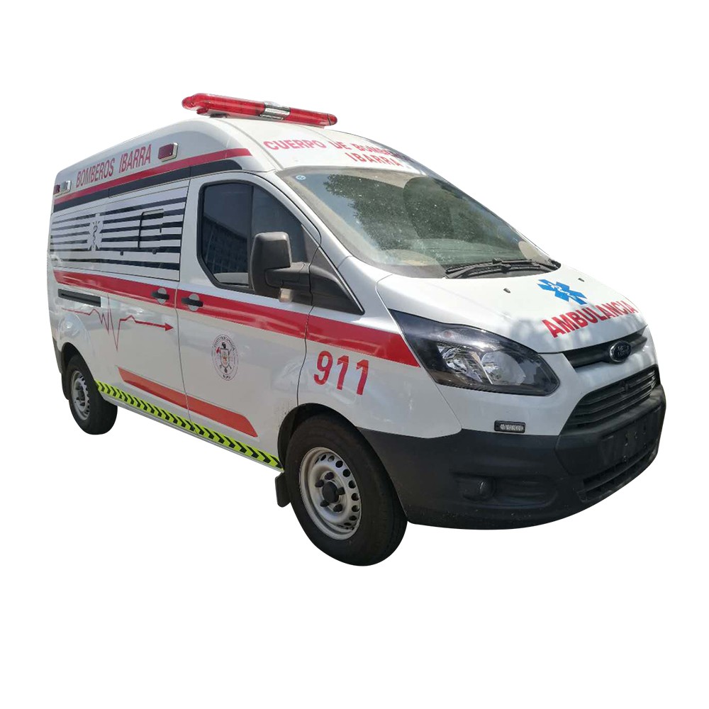 Benzin-Krankenwagen-Polizeiauto