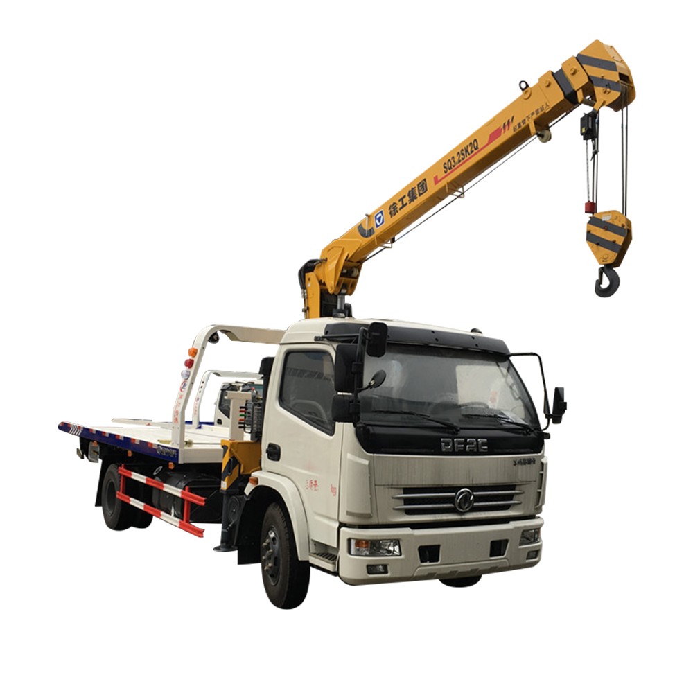 Dongfeng 6-Tonnen-Abschleppwagen mit Kran