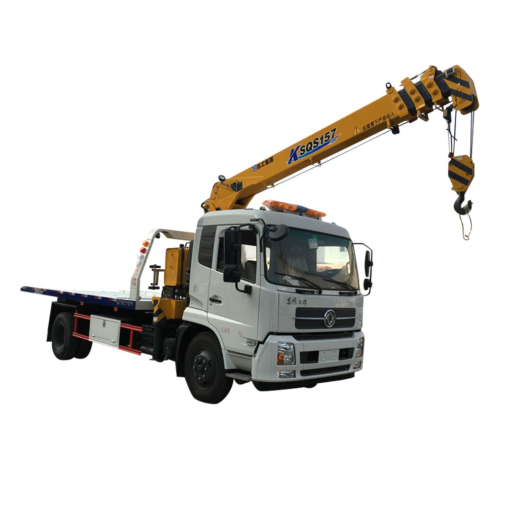 Dongfeng 6-Tonnen-Rollback-LKW mit Kran